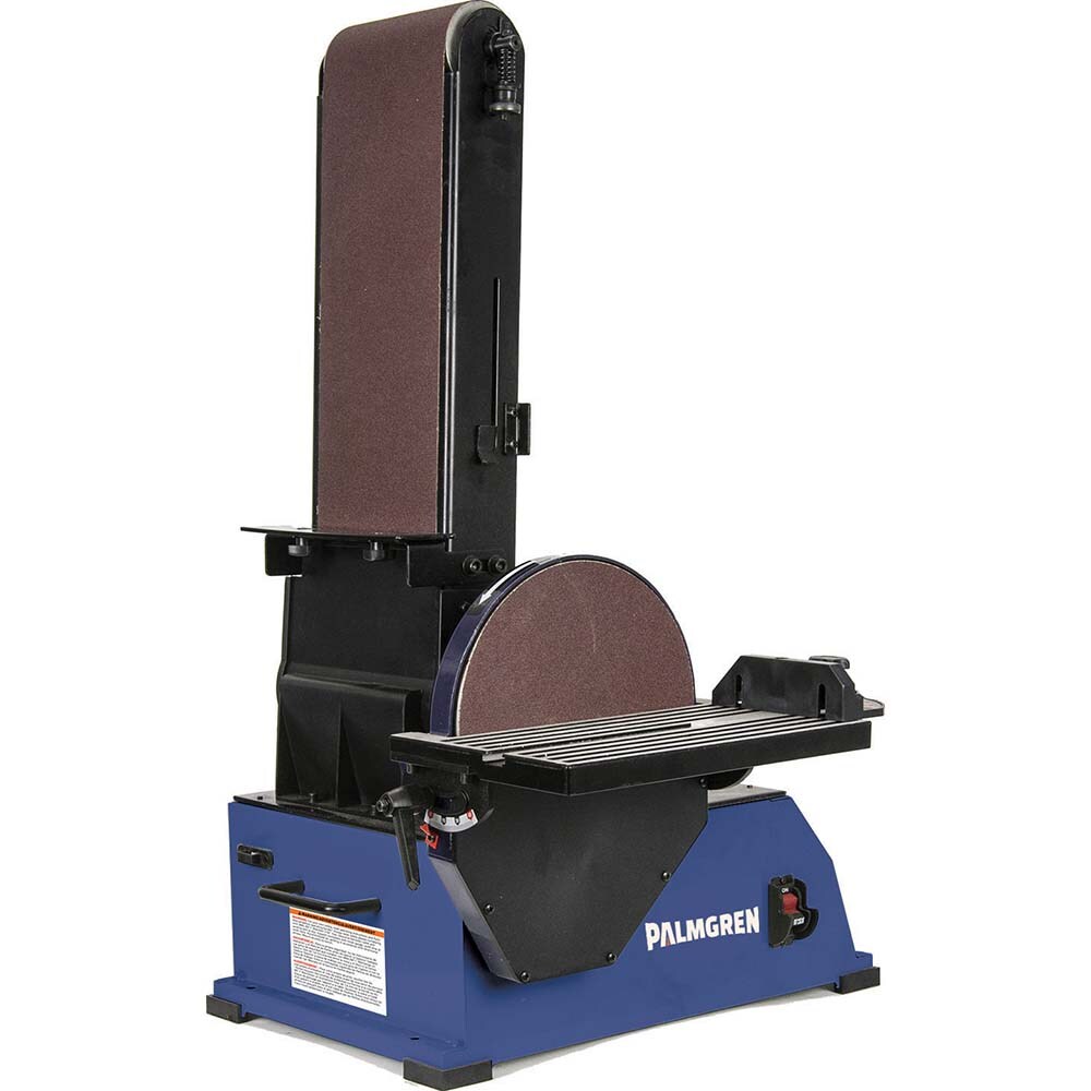 Combination Sanding Machine: 48" Long x 6" Wide Belt, 9" Dia