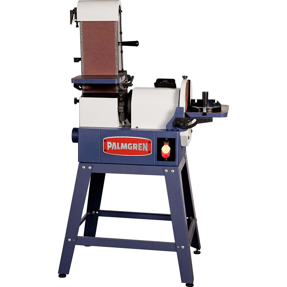 Combination Sanding Machine: 48" Long x 6" Wide Belt, 10" Dia