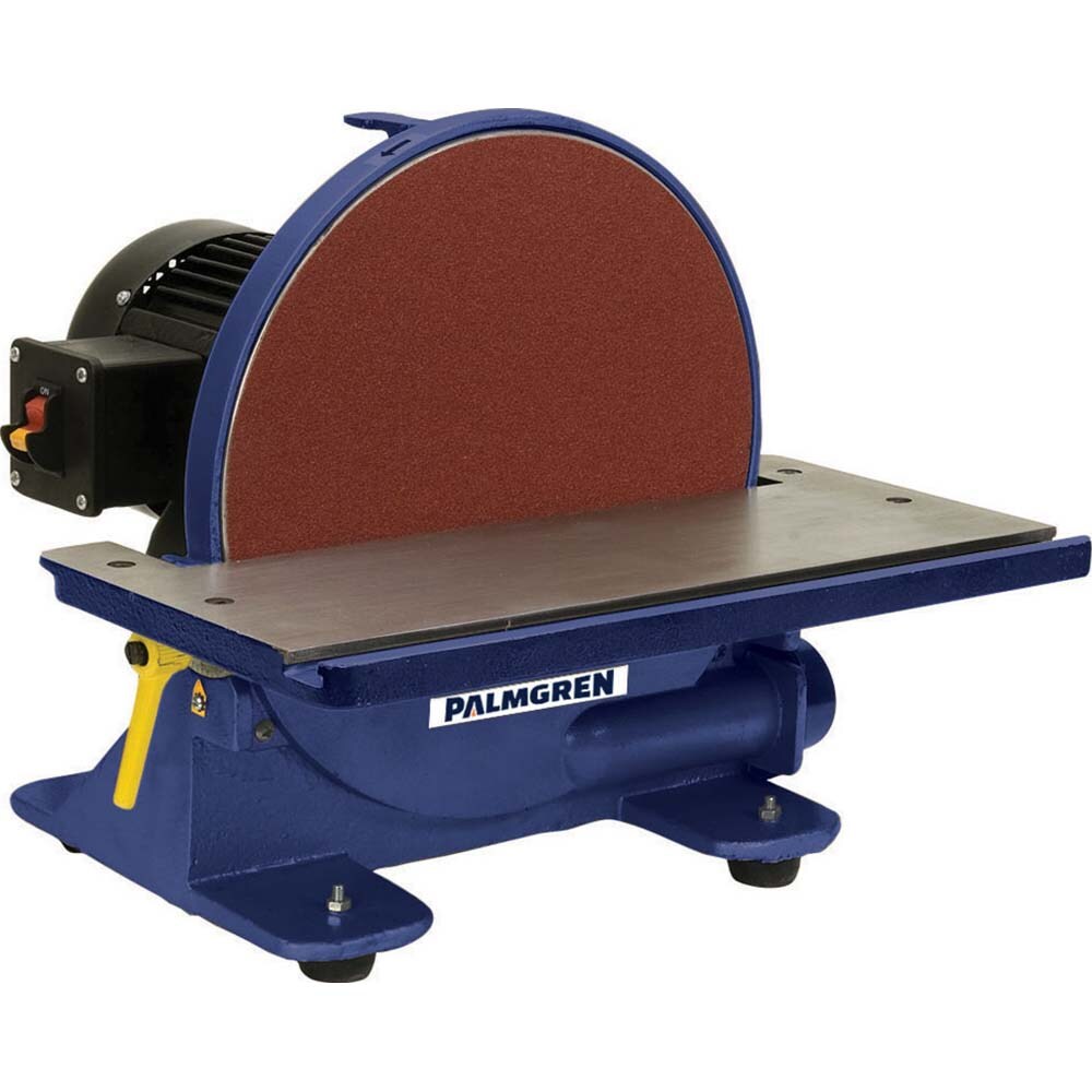 Disc Sanding Machines; Disc Diameter (Inch): 12.0000 ; Phase: 1 ; Disc Speed (RPM): 1720.00 ; Table Length (Inch): 17-1/4 ; Table Width (Inch): 8-3/8 ; Voltage: 120