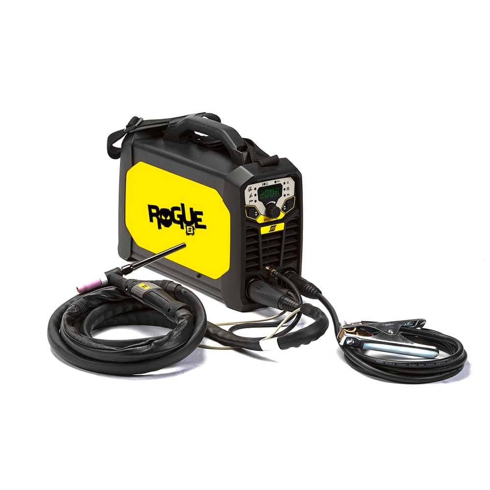ESAB 700500073 TIG Welders; Maximum Output Amperage: 200 ; Minimum Output Amperage: 5 ; Phase: Single ; Duty Cycle (%): 129@60%A/15.2V ; Input Current: DC ; Output Current: DC 