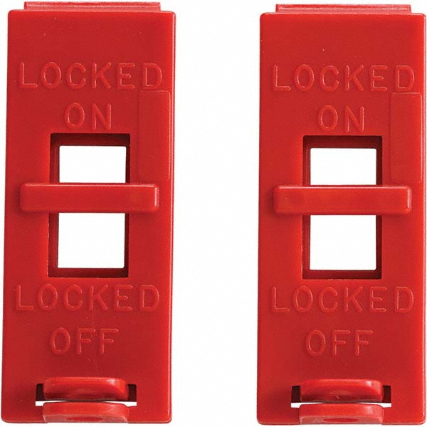 Brady Pack of 2 Wall Switch Lockouts 10596443 MSC Industrial Supply