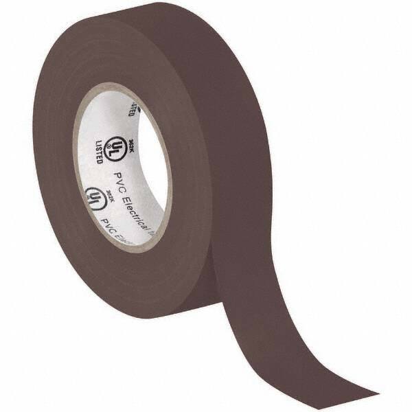 Electrical Tape: 3/4" Wide, 7 mil Thick, Brown