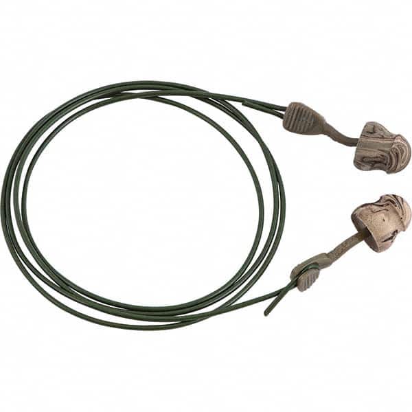 Earplug: 30dB, Non-PVC Foam, Bell, Push-In Stem, Corded