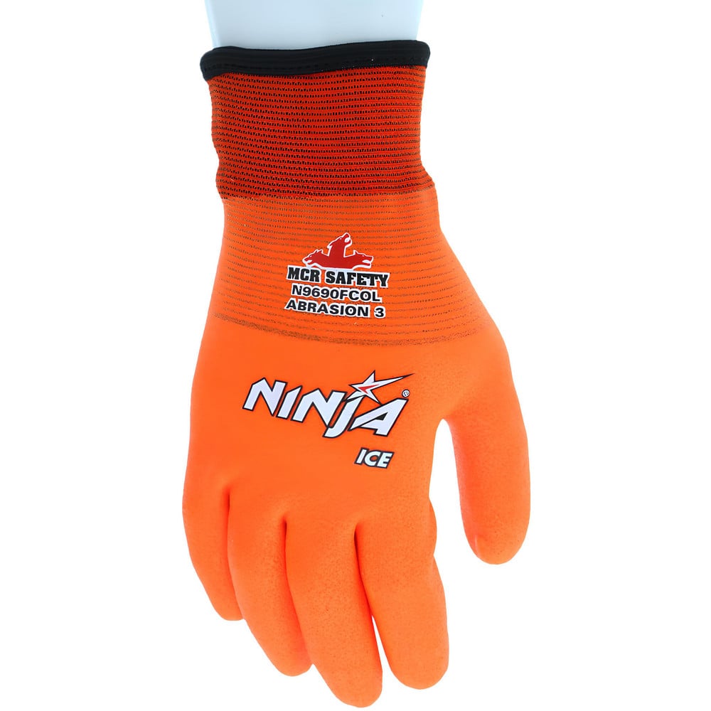Cut, Puncture & Abrasive-Resistant Gloves: Size M, ANSI Cut A3, ANSI Puncture 2, Polyurethane, Nylon & Acrylic