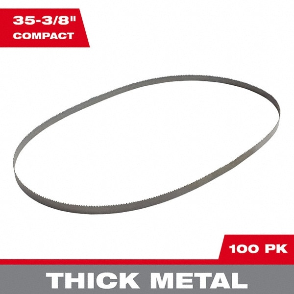 Portable Bandsaw Blade: 1/2" Wide, 0.02" Thick, 10 TPI