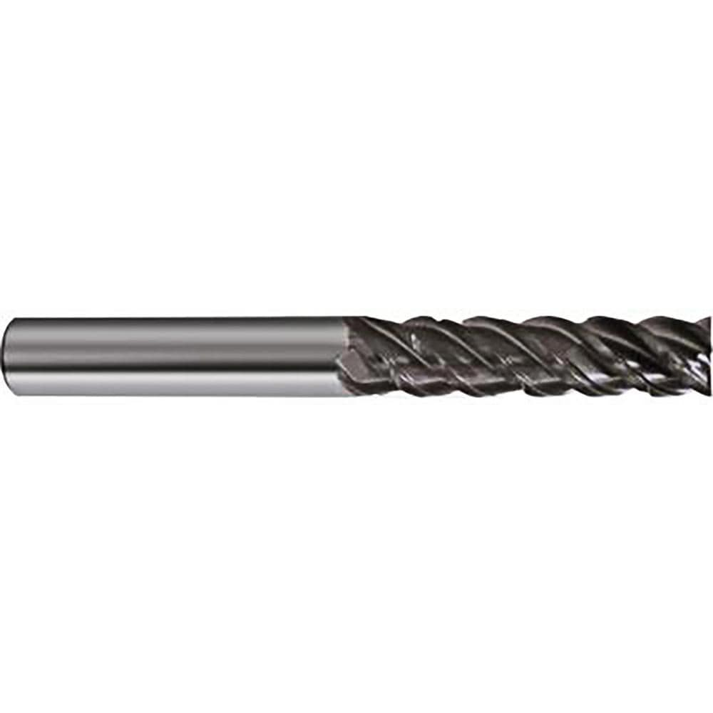 Corner Chamfer End Mill: 3/8" Dia, 1-1/2" LOC, 4 Flutes, 0.005" Chamfer Width, Solid Carbide