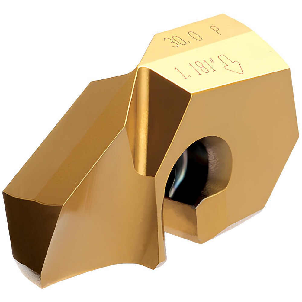 Replaceable Drill Tip: LPA3000R01 IN2505, 30.00 mm Dia, 140 deg Point, Grade IN2505