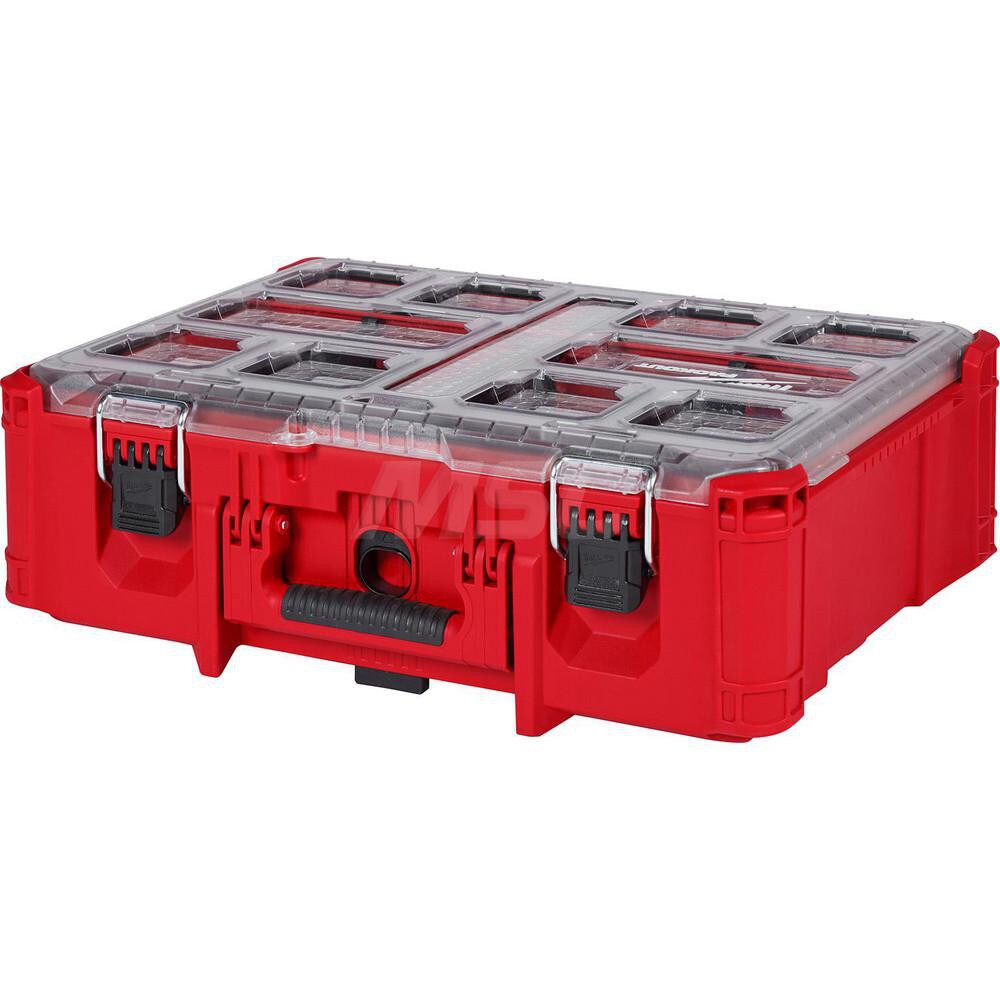 Small Parts Boxes & Organizers; Type: Organizer ; Height (Inch): 7 ; Color: Red ; Frame Material: Plastic ; Additional Information: 50 lb Weight Capacity ; Trade Name: PACKOUT