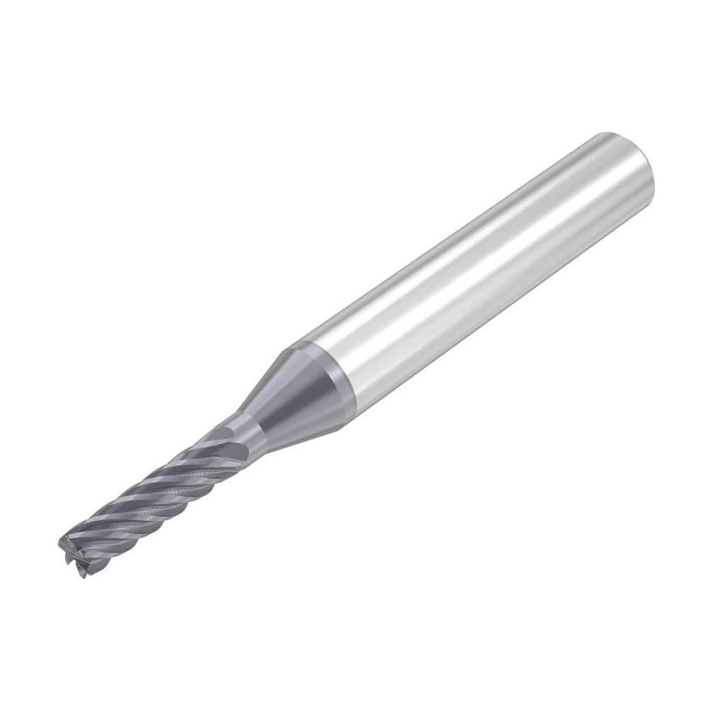 Niagara Cutter 10072630 Roughing & Finishing End Mills; Extended Reach: Yes ; Shank Type: Straight ; Corner Radius (Decimal Inch): 0.0100 ; End Type: Corner Radius ; Flute Direction: Right Hand ; Helix Angle: 38 Image