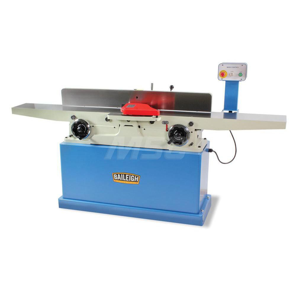 Jointers; Maximum Cutting Width (Inch): 8 ; Maximum Cutting Depth (Inch): 1/8 ; Cutter Head Speed (RPM): 5000.00 ; Table Length (Inch): 83 ; Voltage: 220 ; Horsepower (HP): 3