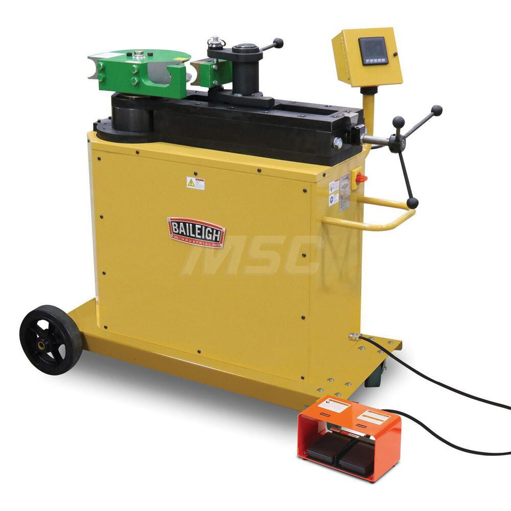 Pipe Bending Machines; Machine Type: Pipe Bender ; Power Type: Electric ; Maximum Bending Angle: 360 ; Minimum Pipe Size Capacity (Inch): 1/4 ; Solid Rod Capacity (Inch): 1.25 ; Square Tube Capacity (Inch): 2