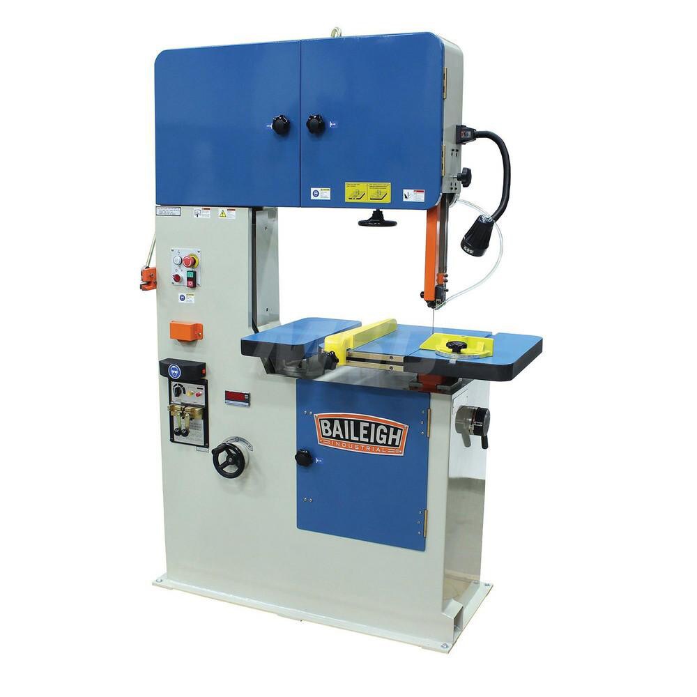 Vertical Bandsaw: Variable Speed Pulley Drive, 13-1/2" Height Capacity