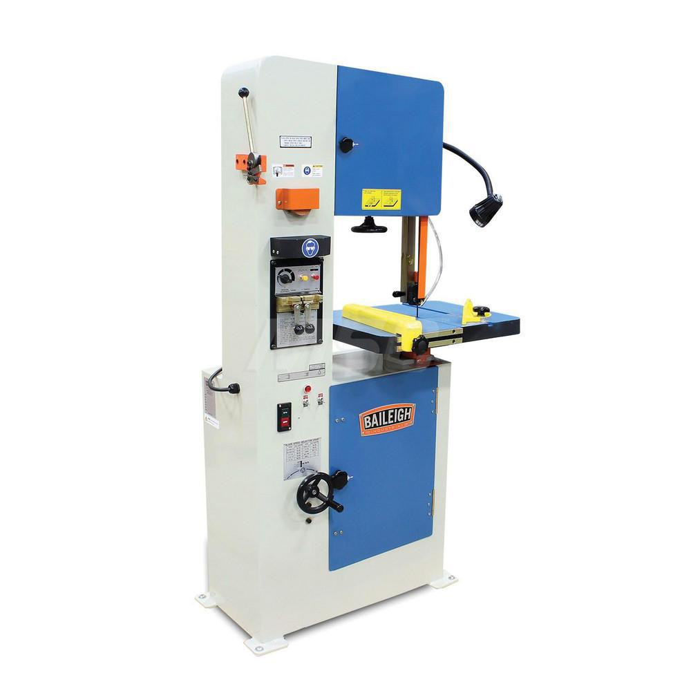 Baileigh Vertical Bandsaws; Drive Type EVS ; Throat Capacity