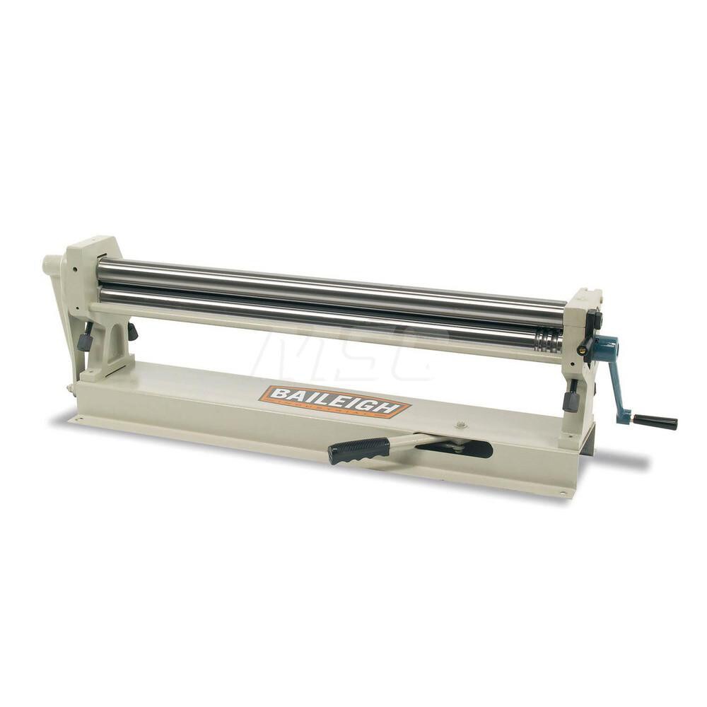 Slip Rolls; Machine Type: Bench ; Power Type: Manual ; Maximum Forming Width (Inch): 36 ; Maximum Mild Steel Capacity (Decimal Inch): 0.0300 ; Maximum Mild Steel Capacity (Gauge): 22 ; Minimum Forming Radius (Inch): 3