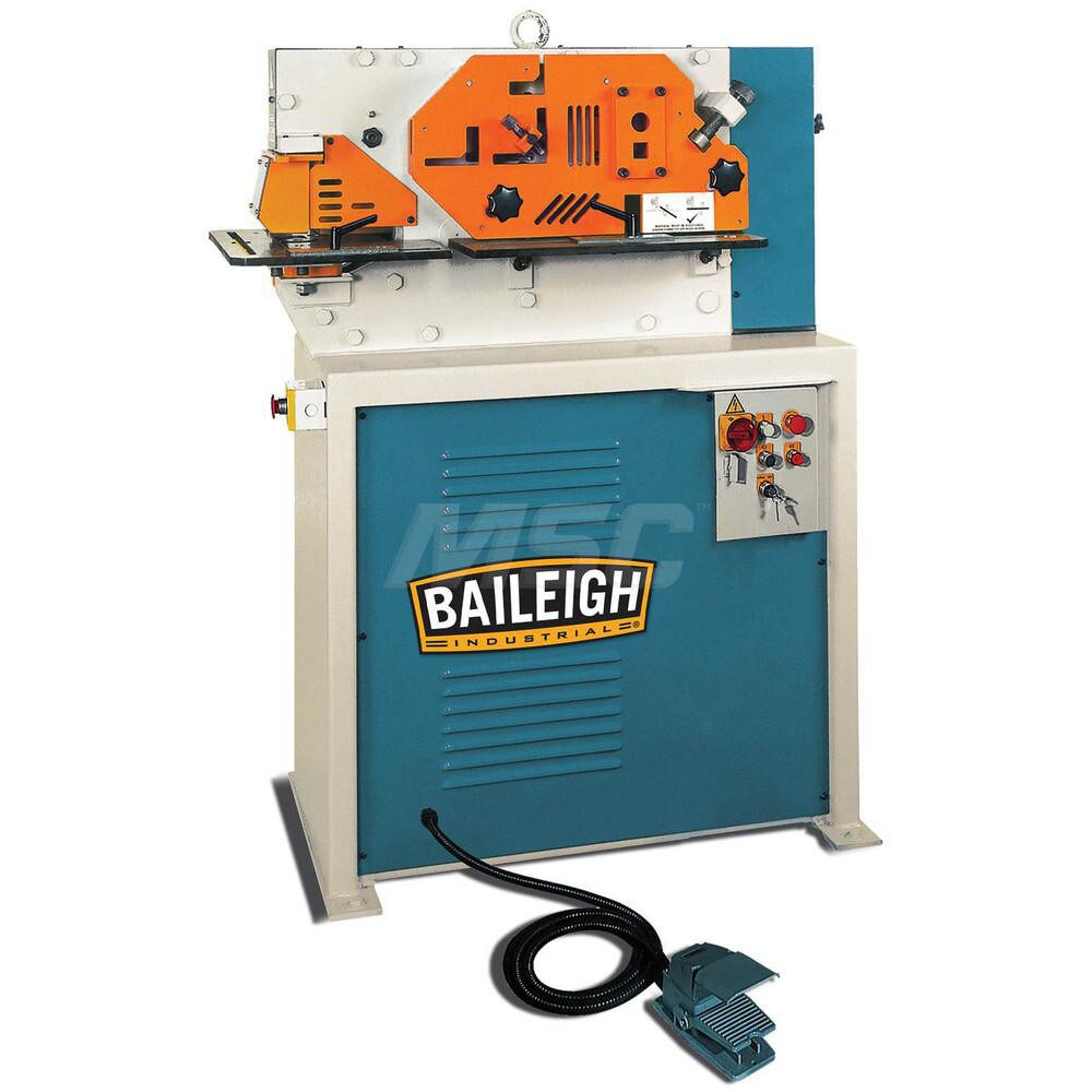 Ironworker: 6-7/8" Throat Depth, 44 Ton Punch