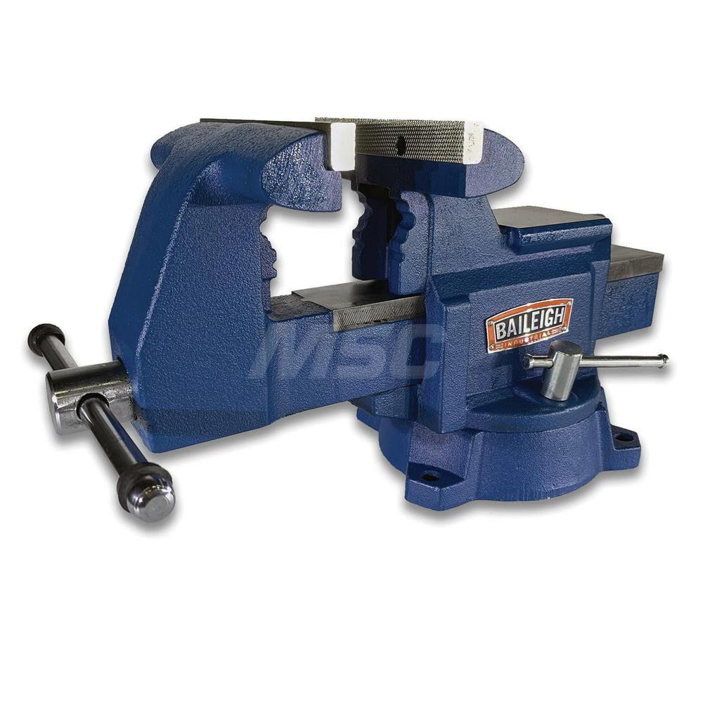 Bench Vise: 5-1/2" Jaw Width, 6" Jaw Opening, 3" Throat Depth