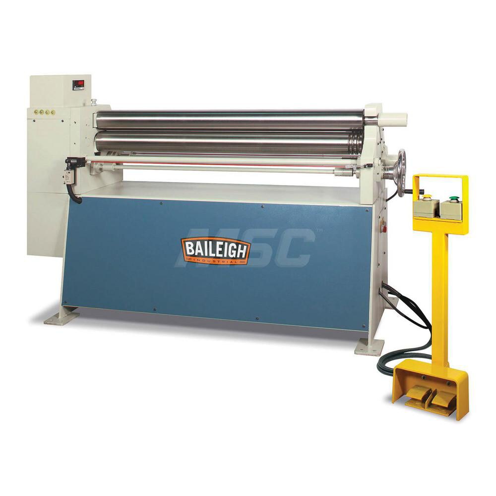 Slip Rolls; Machine Type: Floor ; Power Type: Hydraulic ; Maximum Forming Width (Inch): 48 ; Maximum Mild Steel Capacity (Decimal Inch): 0.0900 ; Maximum Mild Steel Capacity (Gauge): 13 ; Minimum Forming Radius (Inch): 5-1/4