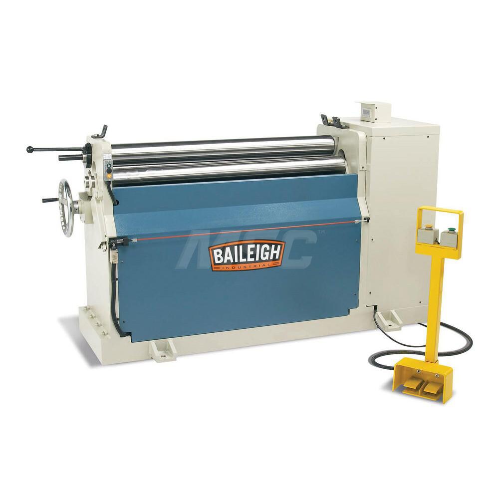 Slip Rolls; Machine Type: Floor ; Power Type: Hydraulic ; Maximum Forming Width (Inch): 48 ; Maximum Mild Steel Capacity (Decimal Inch): 0.1500 ; Maximum Mild Steel Capacity (Gauge): 9 ; Minimum Forming Radius (Inch): 7-1/8
