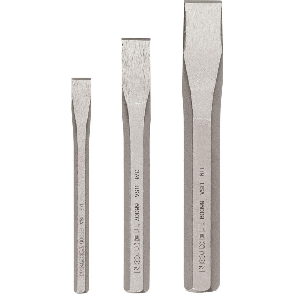 Cold Chisel Set, 3-Piece (1/2, 3/4, 1 in.)