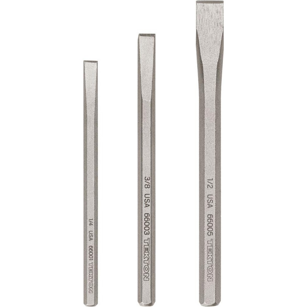 Cold Chisel Set, 3-Piece (1/4, 3/8, 1/2 in.)