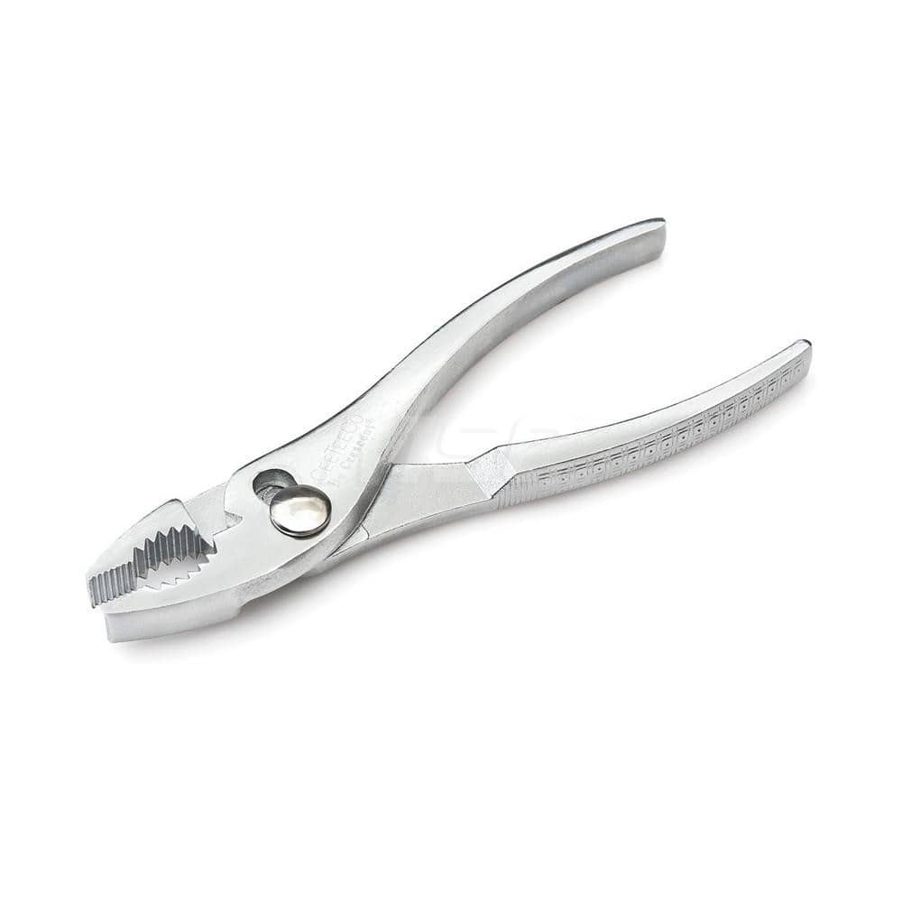 Slip Joint Pliers; Jaw Length (Inch): 1.32; Overall Length Range: 6" - 8.9"; Overall Length (Inch): 6.5; Jaw Width (Inch): 1.12; Number of Positions: 2; Jaw Type: Curved; Handle Material: Chrome Vanadium Steel; Plastic; Maximum Capacity (Inch): 1.0000; Ma