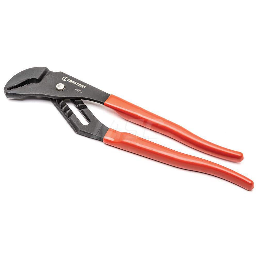 Tongue & Groove Plier: 12" OAL, 2.25" Clamping Capacity