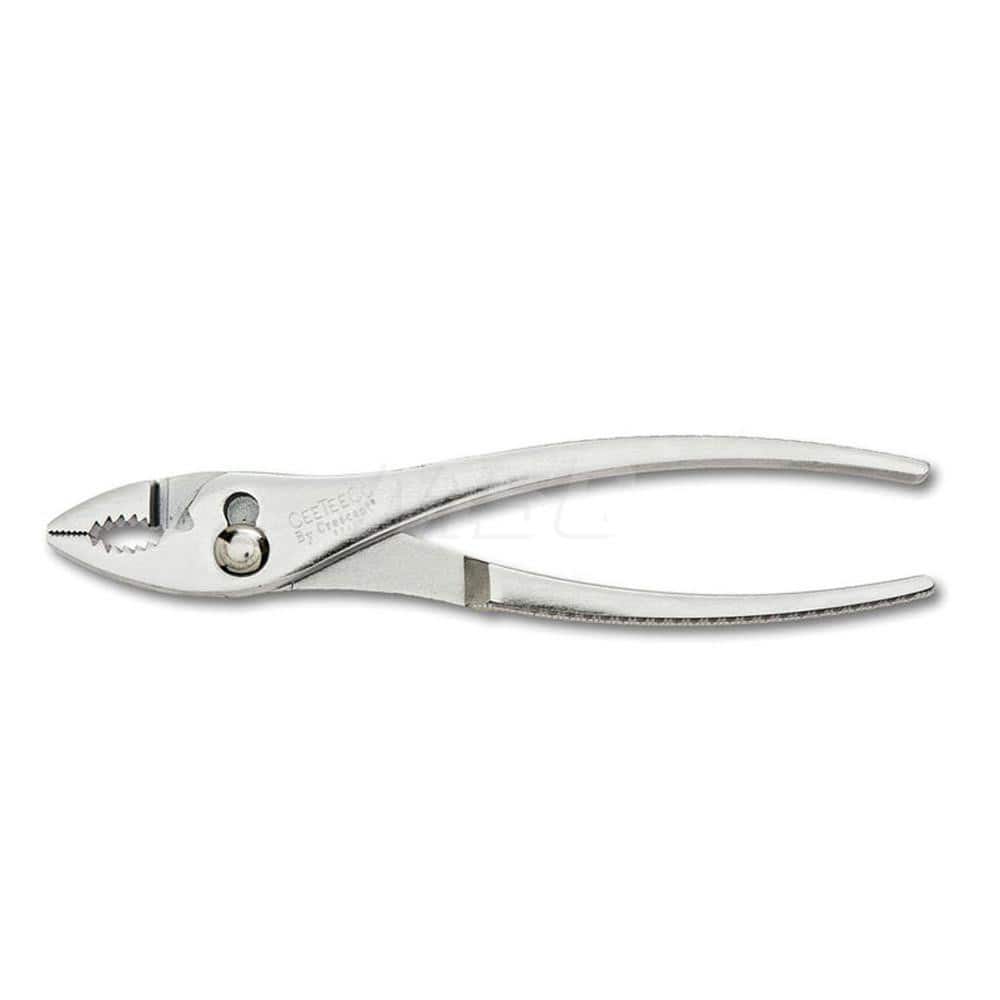 Slip Joint Pliers; Jaw Length (Inch): 1.35 ; Overall Length Range: 6"-8.9" ; Overall Length (Inch): 8 ; Jaw Width (Inch): 1.12 ; Number of Positions: 2 ; Jaw Type: Curved