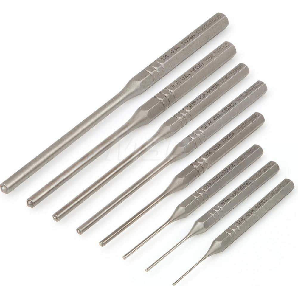 Roll Pin Punch Set, 8-Piece (1/16-1/4 in.)