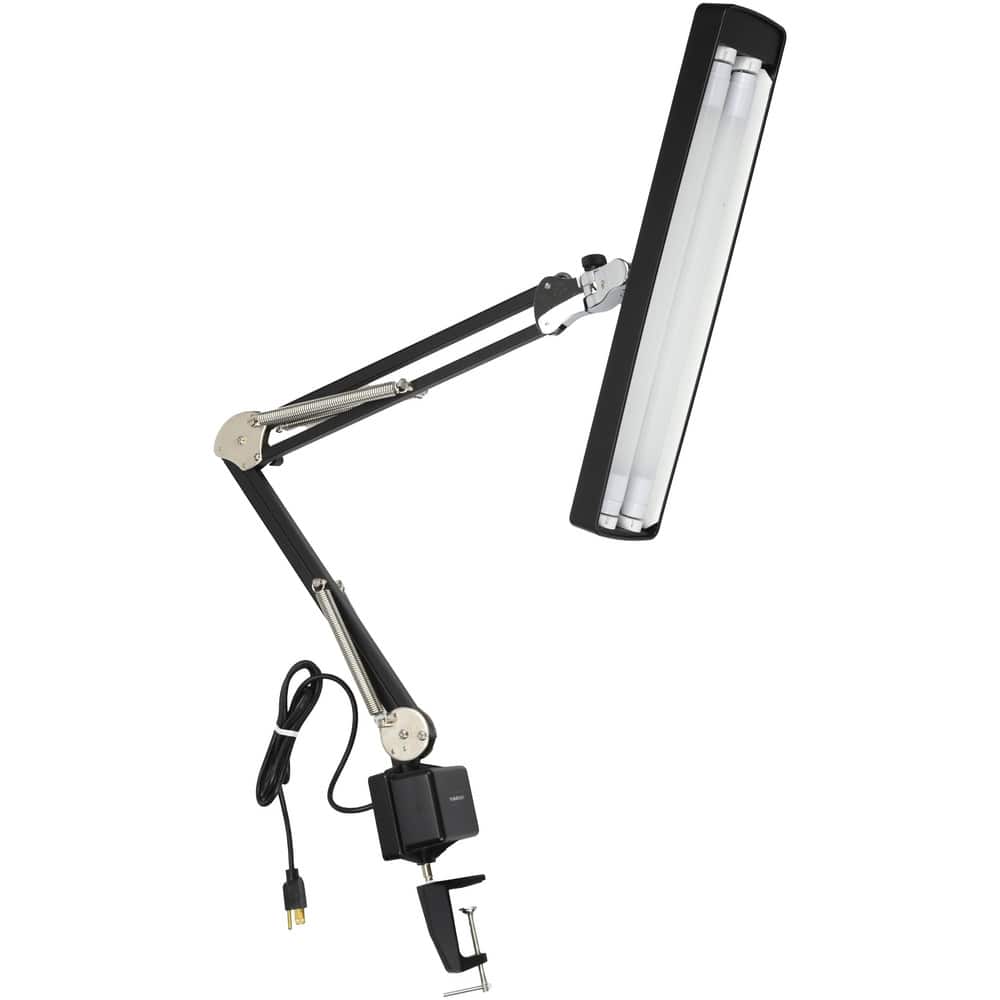Machine Lights; Machine Light Style: Articulating Arm; Spring Arm ; Lamp Technology: LED ; Voltage: 120V ; Wattage: 18 ; Overall Length (Decimal Inch): 37.0000 ; Color: Black
