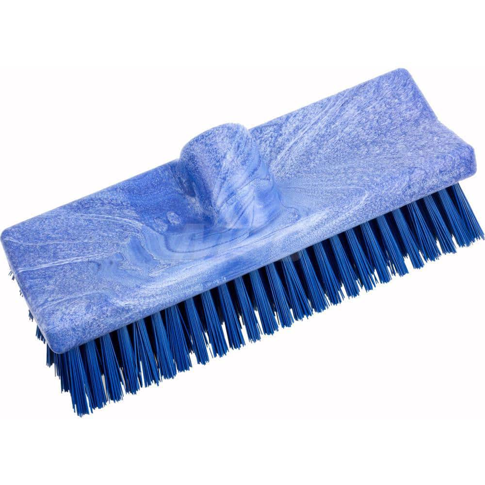 Deck Scrub & Scrub Brush: 10" Brush Length, 4-1/2" Brush Width, Polypropylene Bristles