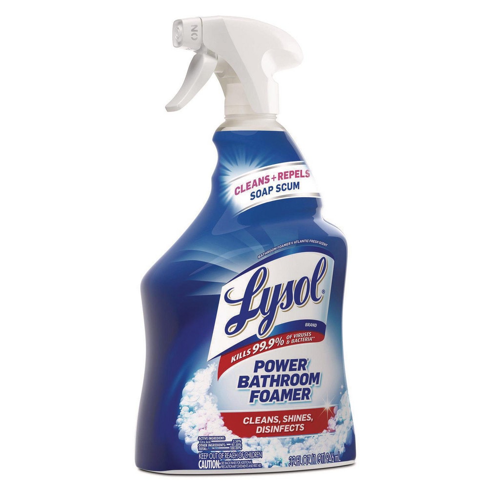 Disinfectant Power Bathroom Foamer, Liquid, Atlantic Fresh, 32 oz Spray Bottle