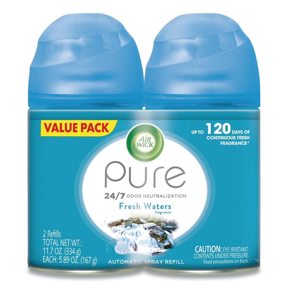 Freshmatic Ultra Automatic Spray Refill, Fresh Waters, 5.89 oz Aerosol Spray, 2/Pack Freshmatic Ultra Automatic Spray Refill, Fresh Waters, 5.89 oz Aerosol Spray, 2/Pack