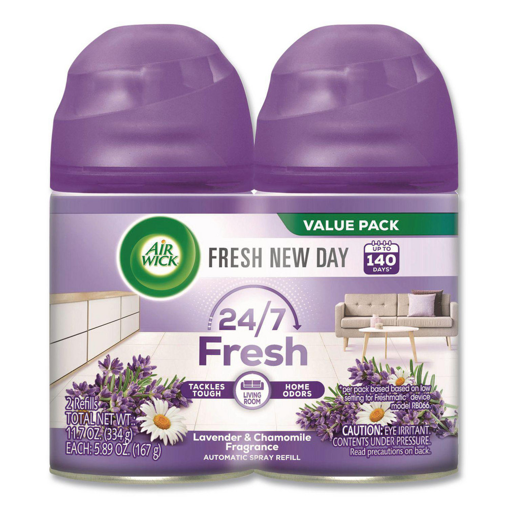 Air Wick Freshmatic Ultra Spray Refill LavenderChamomile 589 oz Aerosol Spray 2Pack 3 PacksCarton Lavender Chamomile Scent Air Wick Freshmatic Ultra Spray Refill LavenderChamomile 589 oz Aerosol Spray 2Pack 3 PacksCarton Lavender Chamomile Scent