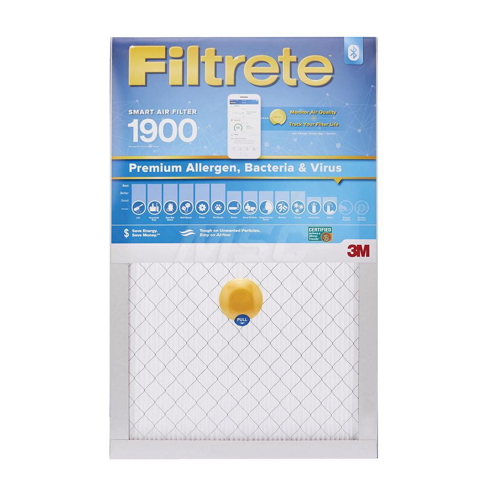 Pleated Air Filter: 12 x 24 x 1", MERV 13, 95% Efficiency