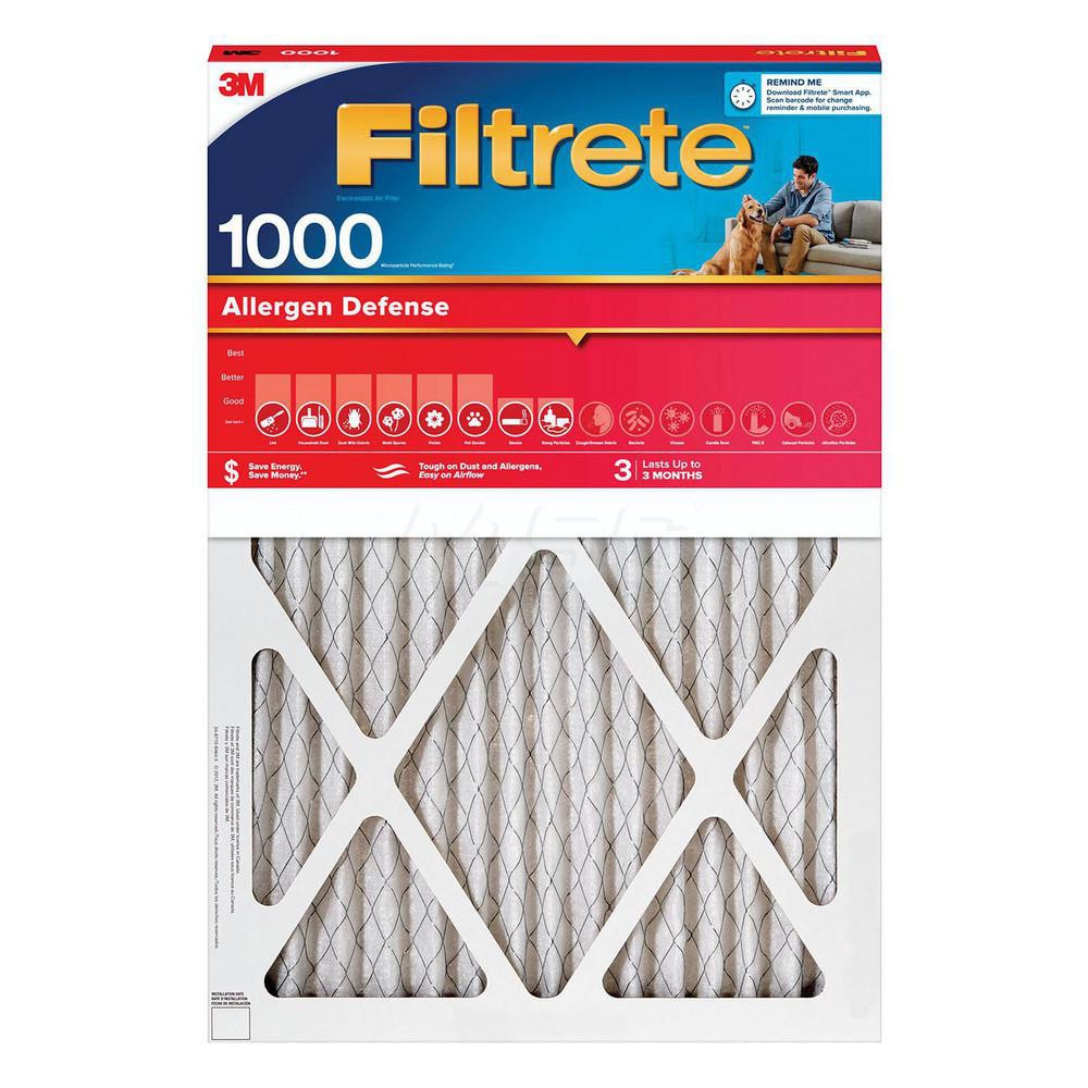 3M - Pleated & Panel Air Filters; Filter Type: Electrostatic ; Nominal ...