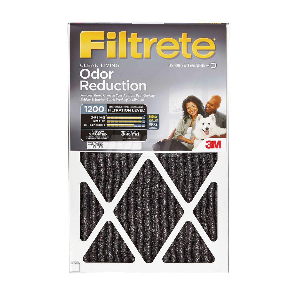 Pleated Air Filter: 20 x 30 x 1", MERV 11, 88% Efficiency