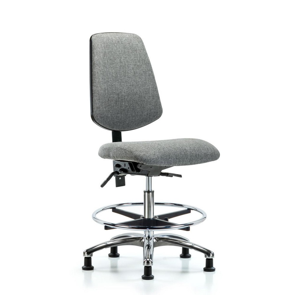 Gray Mesh Back Office Chair with Lumbar Support : 981-DG-65C