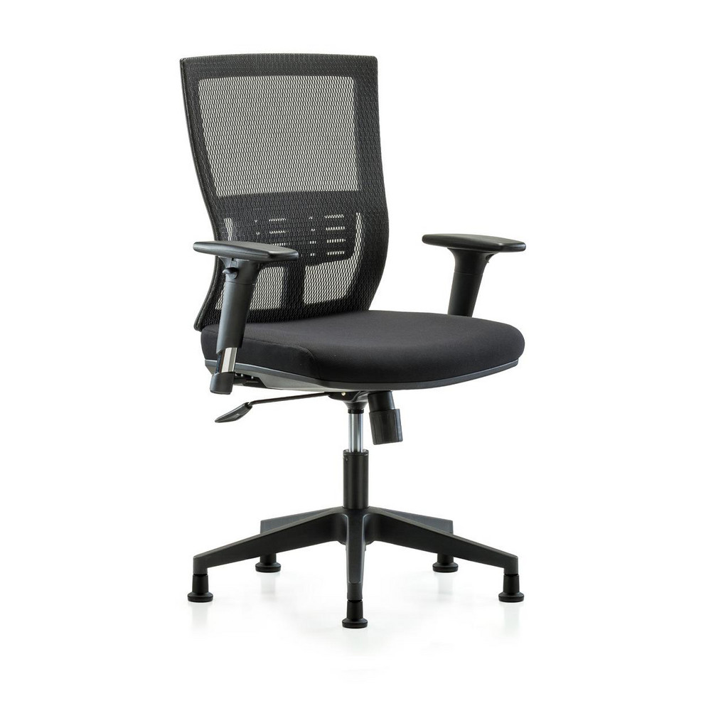 Blue Ridge Ergonomics Task Chair Mesh Fabric, Black MSC Direct