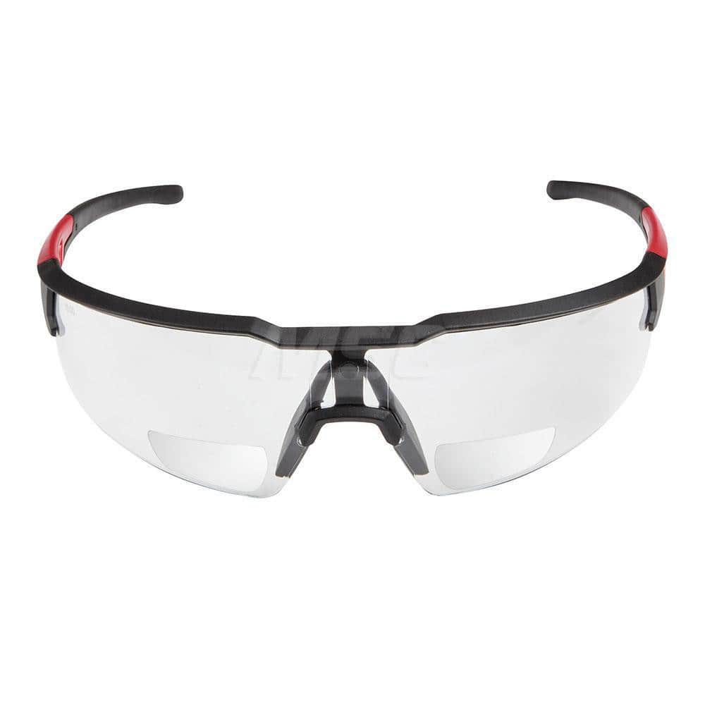 Magnifying Safety Glasses: +2.5, Gray Lenses, Anti-Fog & Scratch Resistant