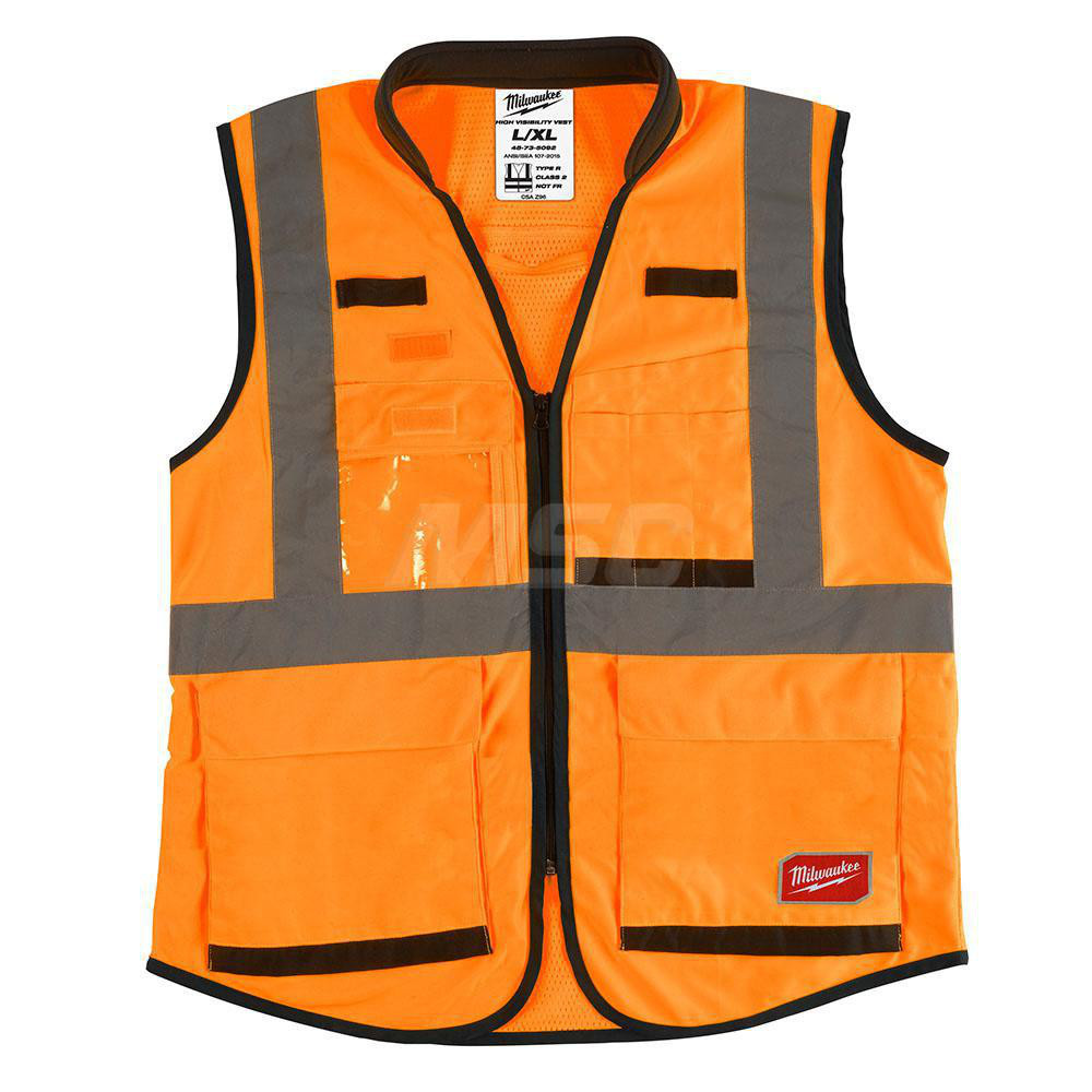 Milwaukee Tool High Visibility Vests; Vest Style Public Safety