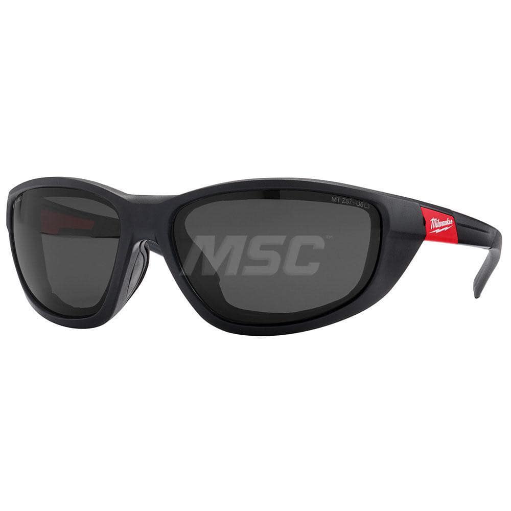 Safety Glass: With Gasket, Anti-Fog & Anti-Scratch, Plastic, Clear Lenses, Full-Framed