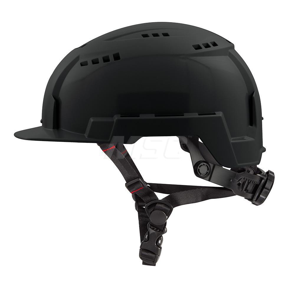 Hard Hat: Impact Resistant, Front Brim, Class C, 2-Point Suspension