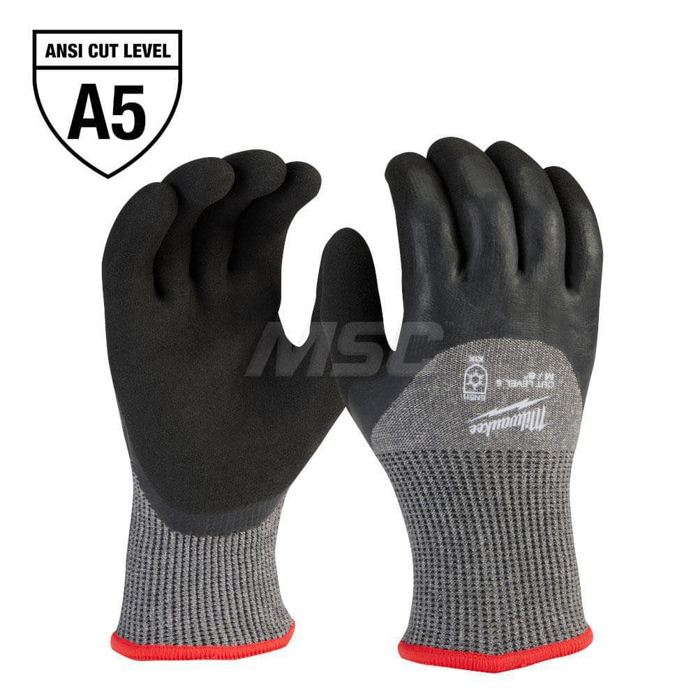 Milwaukee Tool - Cut & Puncture-Resistant Gloves: Size X-Large, ANSI Cut  A4, ANSI Puncture 3, Latex, Series 48-73