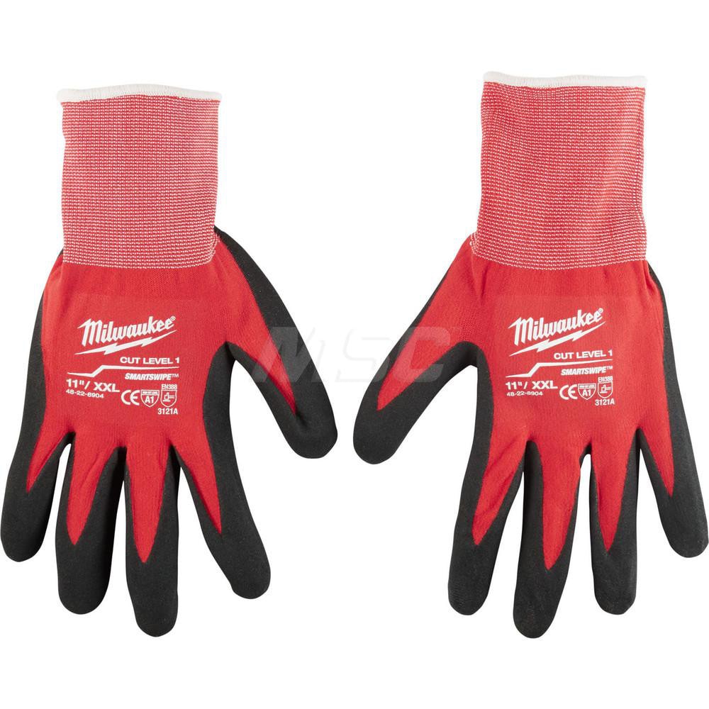 Milwaukee Black Level 1 Cut Resistant Dipped Work Gloves (8/Medium)