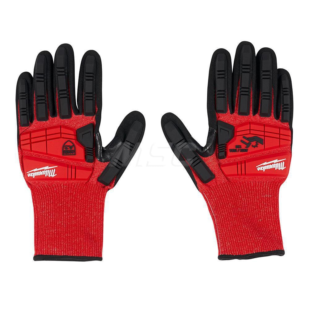 Milwaukee Tool - Cut, Puncture & Abrasive-Resistant Gloves: Medium, ANSI  Puncture 3, Kevlar Lined, Leather - 10880870 - MSC Industrial Supply