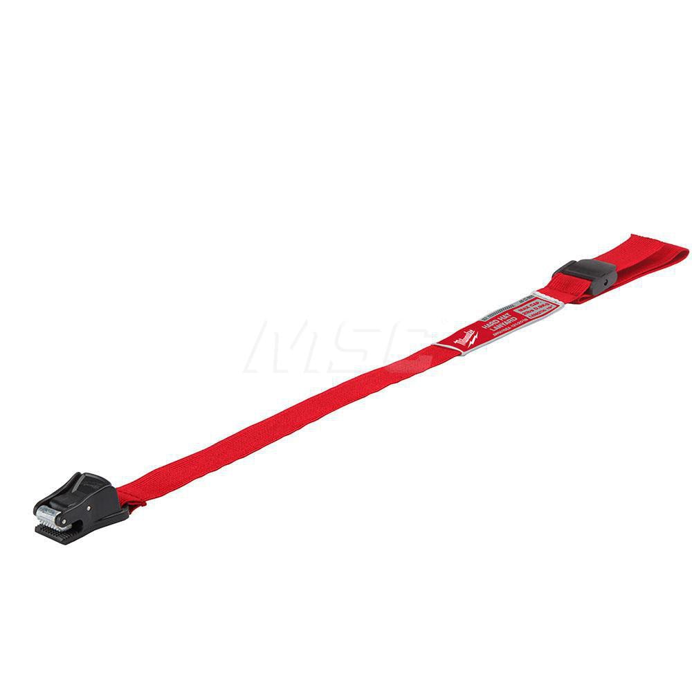 Hard Hat Lanyard with Clip: Nylon, Black, Use with Milwaukee Tool Hard Hat