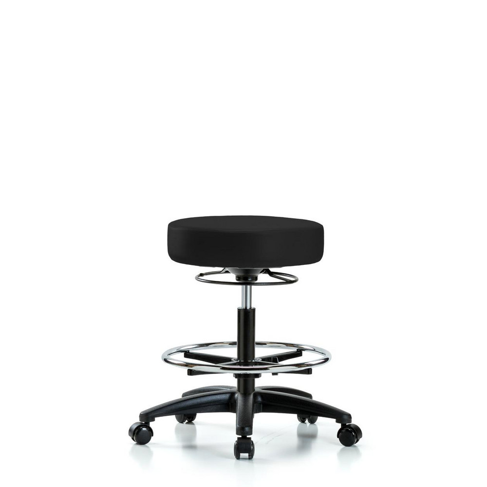 Blue Ridge Ergonomics Lab Stool Vinyl, 25" Seat Width, 25" Seat