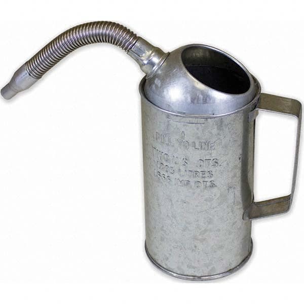 Can & Hand-Held Oilers; Pump Material: Steel ; Body Material: Steel ; Spout Type: Flexible Spout ; Spout Length (Inch): 7-1/2 ; Finish: Galvanized