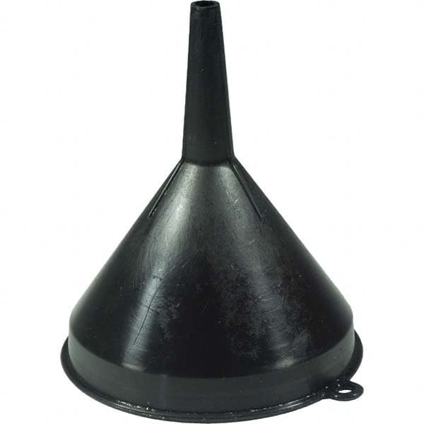 Oil Funnels & Can Oiler Accessories; Oil Funnel Type: Funnel ; Material: Polypropylene ; Color: Black ; Spout Length: 1in ; Maximum Capacity: 8oz ; Finish: Smooth Plastic