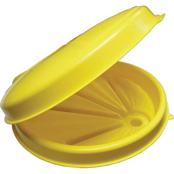 Drum Funnels & Funnel Covers; Product Type: Drum Funnel ; Overall Height: 7in ; Material: Polyethylene ; Material: Polyethylene ; Cover Closing Style: Manual Closing